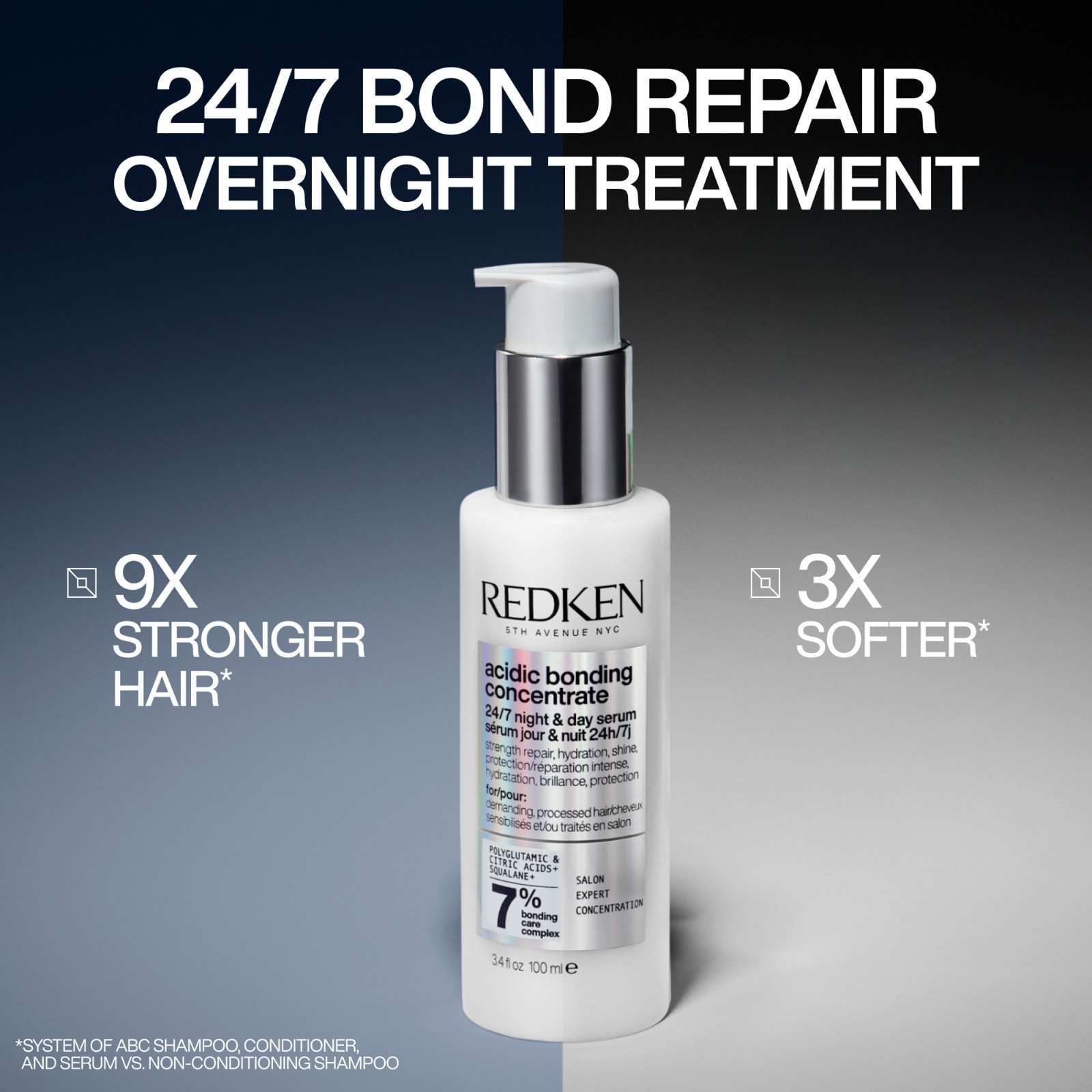 Acidic Bonding 24/7 NIGHT & DAY SERUM 100ML - Image 2
